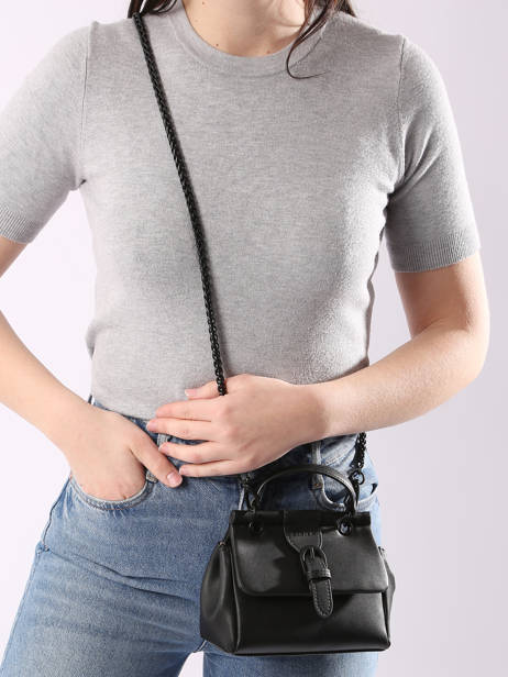 Sac Bandoulière Oxer Cuir Etrier Noir oxer EOXE001S vue secondaire 1