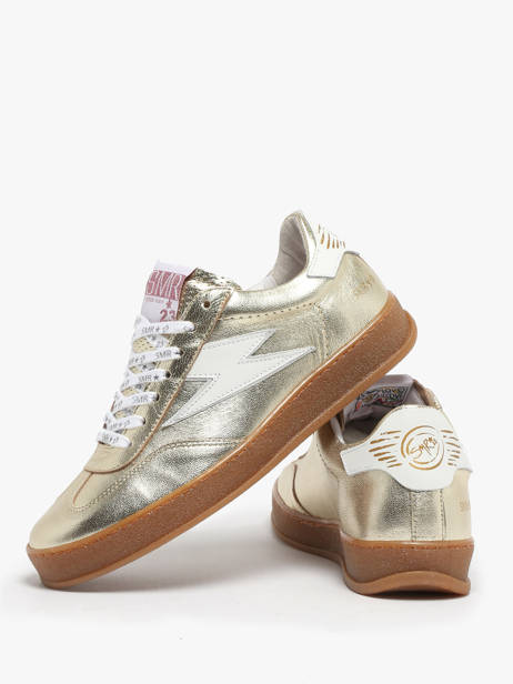 Sneakers Risy En Cuir Semerdjian Or women RISYA135 vue secondaire 1