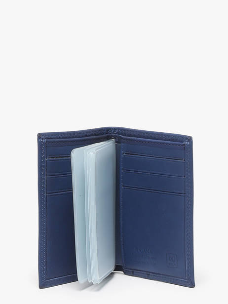 Porte-cartes Cuir Katana Bleu marina 753038 vue secondaire 1