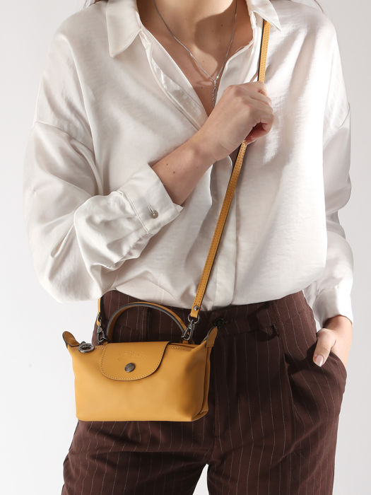 Longchamp Le pliage xtra Sacs porté travers Jaune