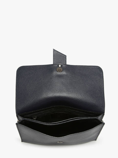 Sac Bandoulière Caviar Cuir Milano Bleu caviar CA240610 vue secondaire 3