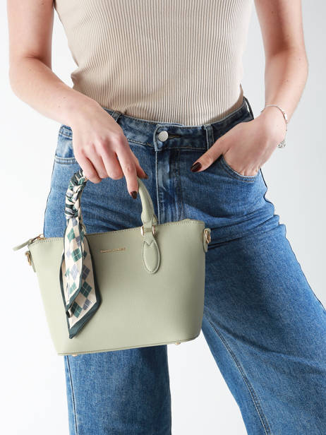 Sac Porté Main Saffiano David jones Vert saffiano CM7347 vue secondaire 1