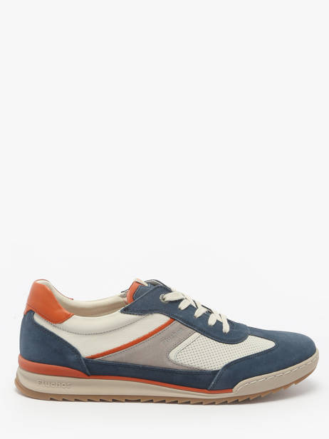 Sneakers Afelpado En Cuir Fluchos Bleu men F2184