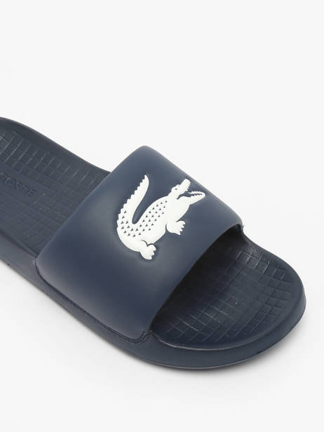 Claquettes Serve Lacoste Bleu men 9CMA0021 vue secondaire 2