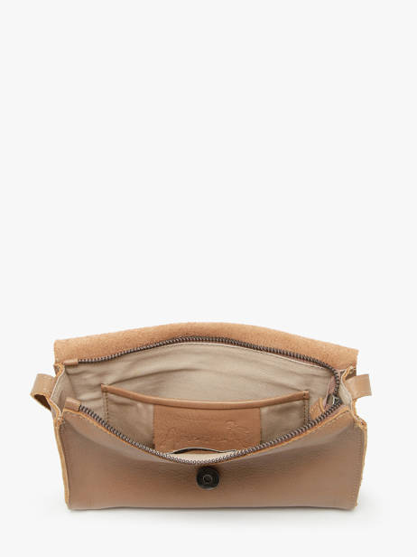 Sac Bandoulière Leather Cuir Biba Marron leather CET3L vue secondaire 3