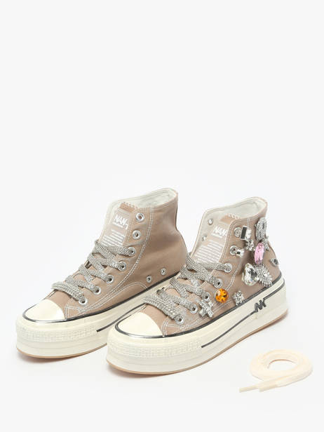 Sneakers Nan-ku couture Beige women 14A3 vue secondaire 2