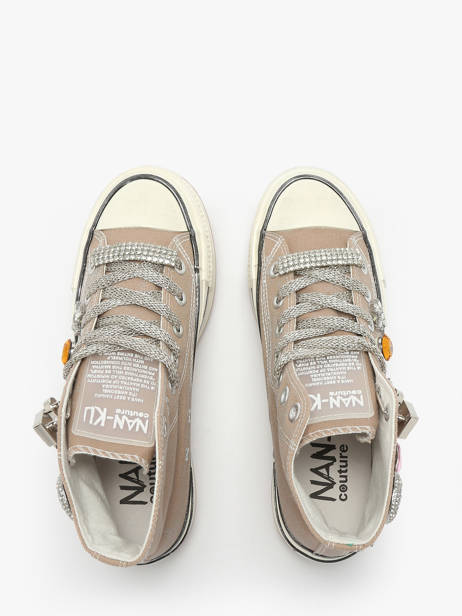 Sneakers Nan-ku couture Beige women 14A3 vue secondaire 4