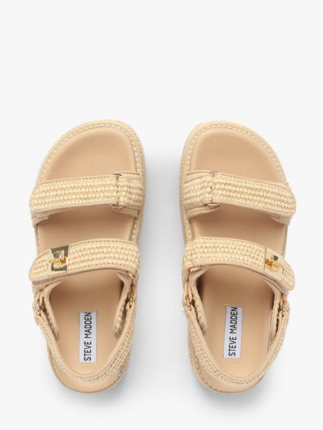 Sandales Bigmona En Cuir Steve madden Beige women 11003034 vue secondaire 3