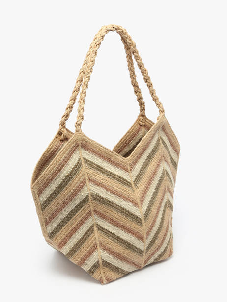 Sac Porté épaule Cabas Jute Vanessa bruno Multicolore cabas 37V40767 vue secondaire 2