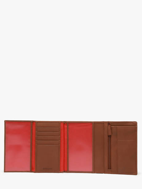 Portefeuille Cuir Serge blanco Marron austin AST21121 vue secondaire 2