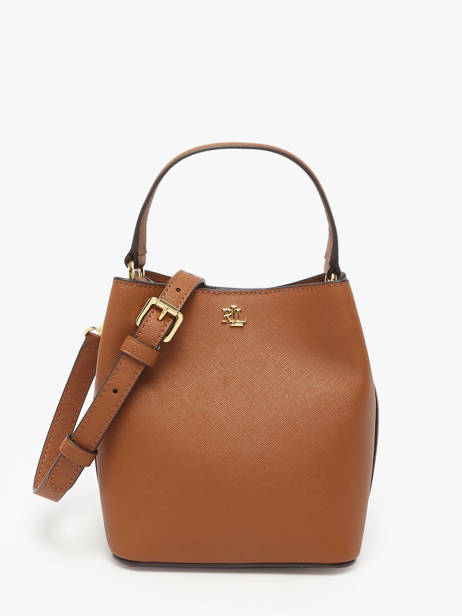 Sac Bandoulière Reese Cuir Lauren ralph lauren Marron reese 31977411