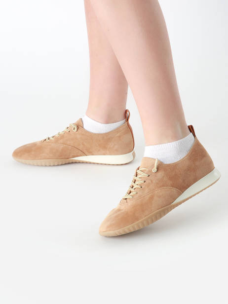 Sneakers Dart En Cuir Mam'zelle Marron women CSGLO24 vue secondaire 1