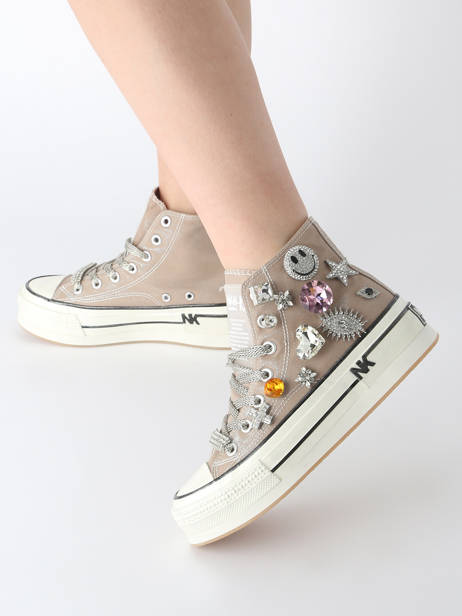 Sneakers Nan-ku couture Beige women 14A3 vue secondaire 1