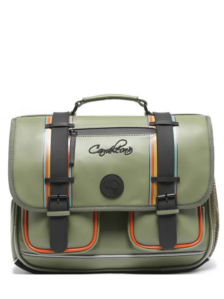Cartable 2 Compartiments Cameleon Vert vintage north PBVWCA38 vue secondaire 6