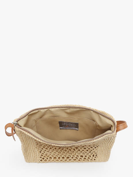Sac Bandoulière L'atelier Du Crochet Raphia Le voyage en panier Blanc l'atelier du crochet AM810 vue secondaire 3