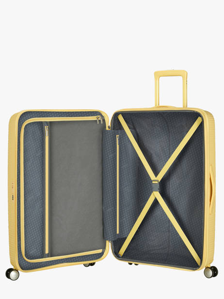 Valise Rigide M Soundbox American tourister Jaune soundbox 32G003 vue secondaire 3