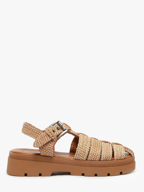 Sandales Shea En Cuir Nuyou Beige women 37120