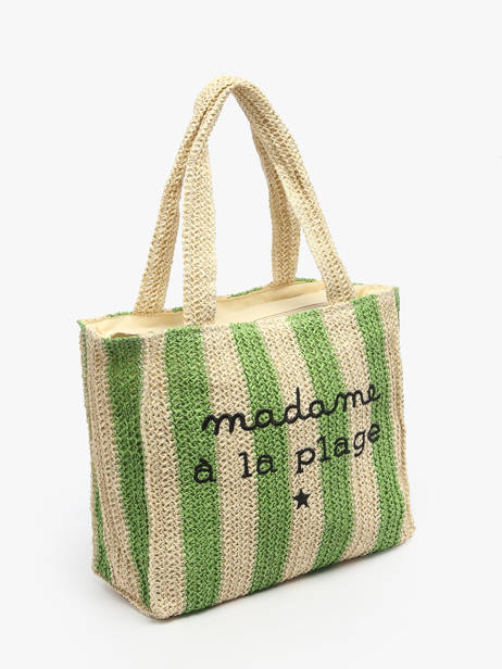 Sac Porté épaule Cabas Gerard pasquier Vert cabas P25032 vue secondaire 1