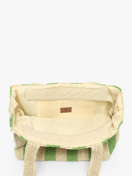 Sac Porté épaule Cabas Gerard pasquier Vert cabas P25032 vue secondaire 2