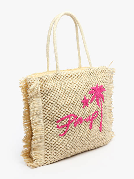 Sac Porté épaule Cabas Gerard pasquier Beige cabas P25034 vue secondaire 1