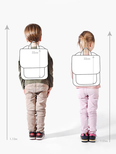 Sac à Dos Hello hossy Multicolore cool kids 5 vue secondaire 1