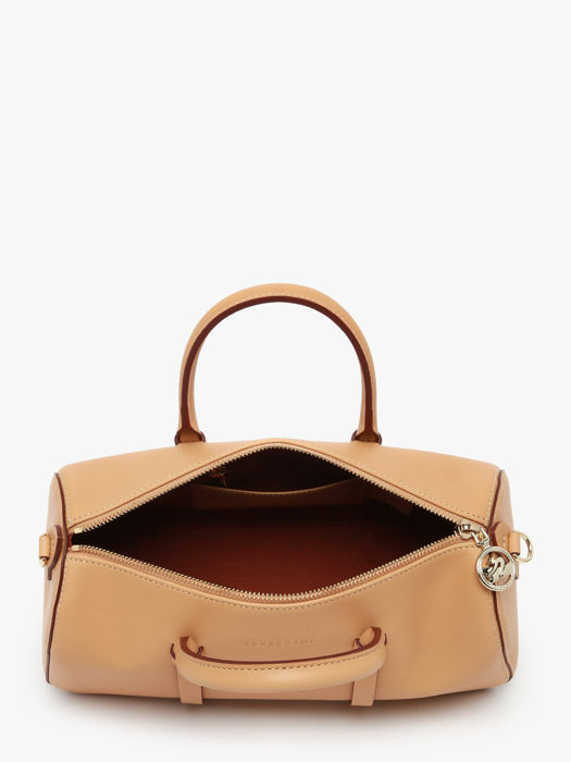 Longchamp Daylong chevron Sacs porté main Marron
