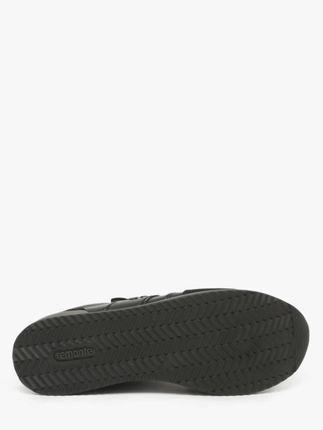 Sneakers En Cuir Remonte Noir women 4 vue secondaire 5