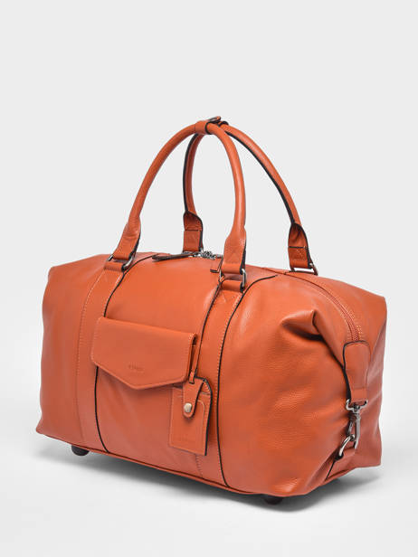 Sac De Voyage Cabine Flandres En Cuir Etrier Orange flandres EFLA991S vue secondaire 4