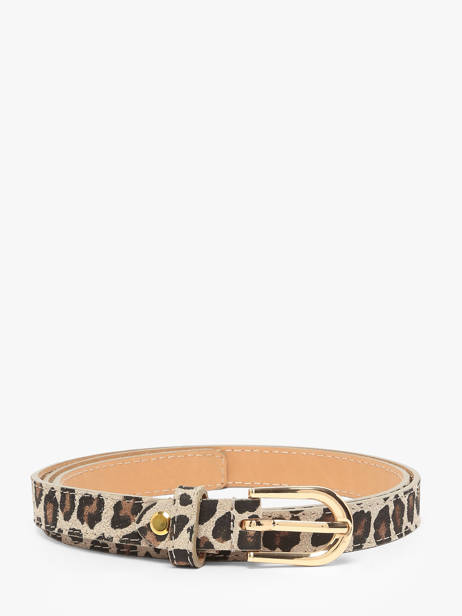 Ceinture Réglable Cuir Milano Multicolore velvet leopardo VL25068