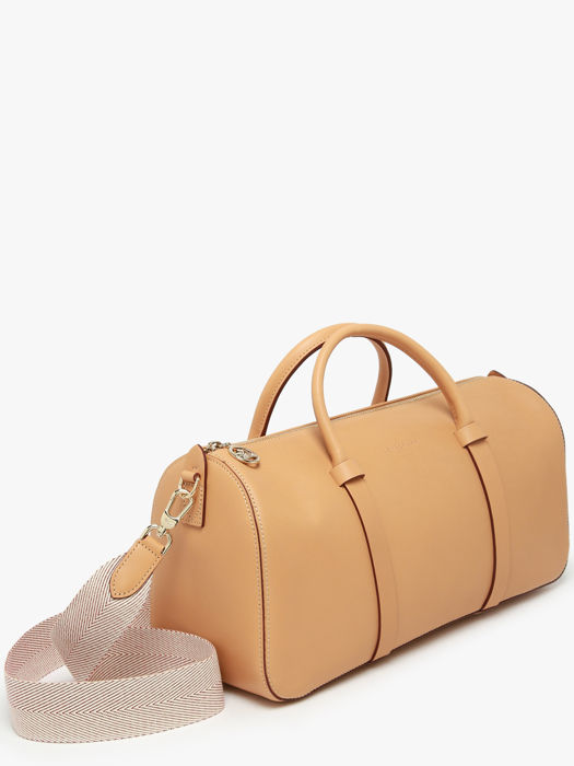 Longchamp Daylong chevron Sacs porté main Beige