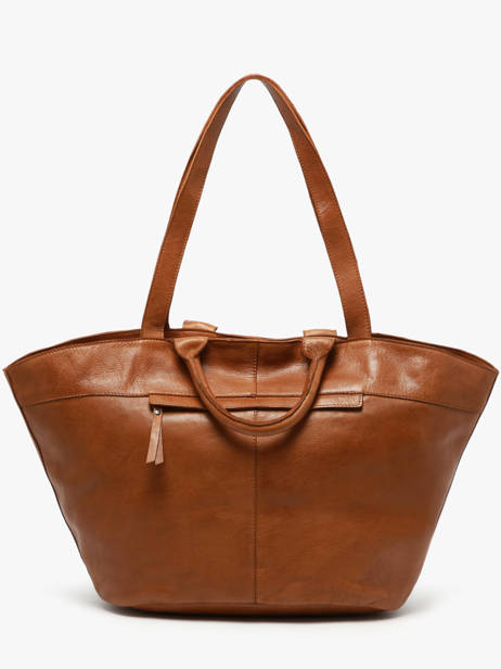 Sac Porté épaule Heritage Cuir Biba Marron heritage LEB1L vue secondaire 4