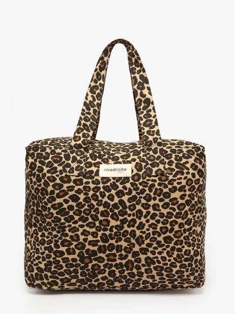 Le Sac Porté épaule A4 Célestins Coton Recyclé Rivedroite Marron forever wild CELESFOR