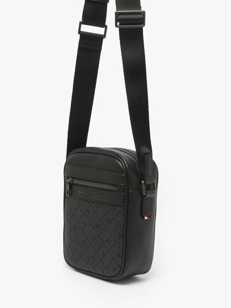 Sac Bandoulière Monogram Tommy hilfiger Noir monogram AM13493 vue secondaire 2