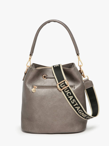 Sac Bandoulière Pocket Lulu castagnette Argent pocket ZAID vue secondaire 4