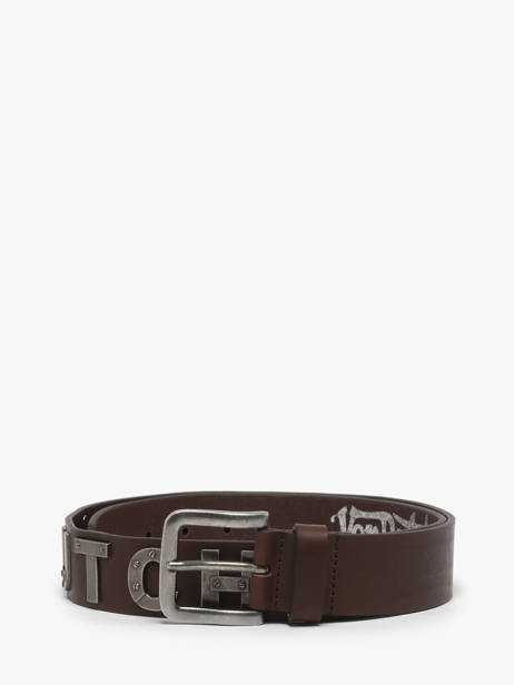 Ceinture Homme Glory Cuir Von dutch Marron belt GLORY