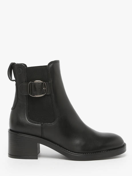 Bottines à Talon En Cuir Tamaris Noir women 45