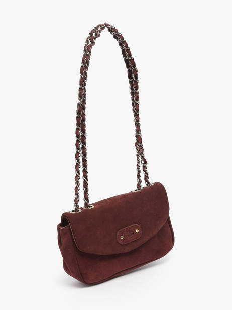 Sac Bandoulière Vintage Cuir Mila louise Beige vintage 23040V vue secondaire 1