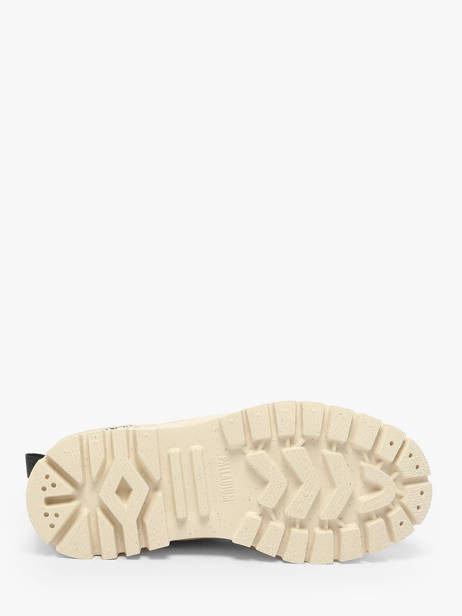 Bottines En Cuir Palladium Beige women 74353210 vue secondaire 5