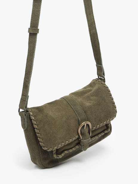 Sac Bandoulière Jenny Cuir Pieces Vert jenny 17160093 vue secondaire 2