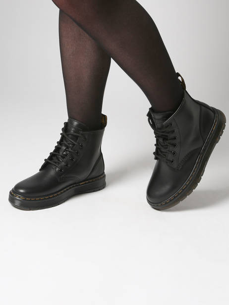 Bottines Brookline Chukka En Cuir Dr martens Noir boy 41550001 vue secondaire 1