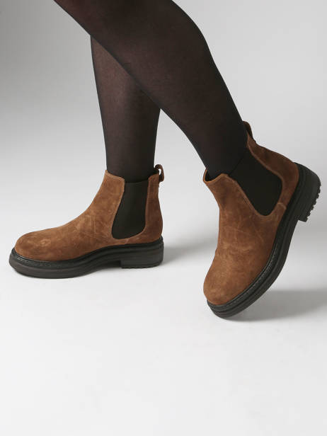 Chelsea Boots Laki En Cuir Aliwell Marron women LAKI vue secondaire 1
