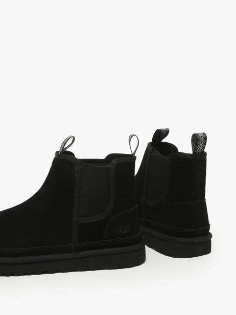 Boots Neumel Chelsea En Cuir Ugg Noir men 1121644 vue secondaire 2