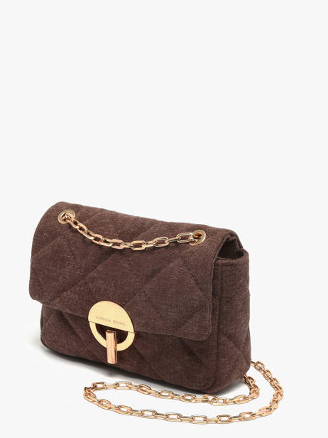 Sac Bandoulière Moon Lin Vanessa bruno Marron moon 70V40533 vue secondaire 2