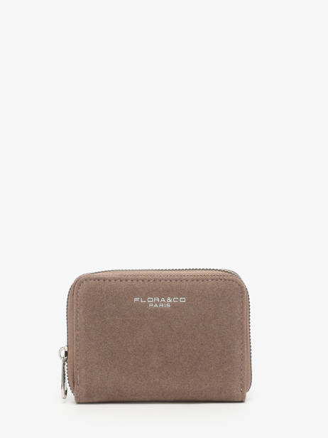 Porte-monnaie Miniprix Marron velvet F8809