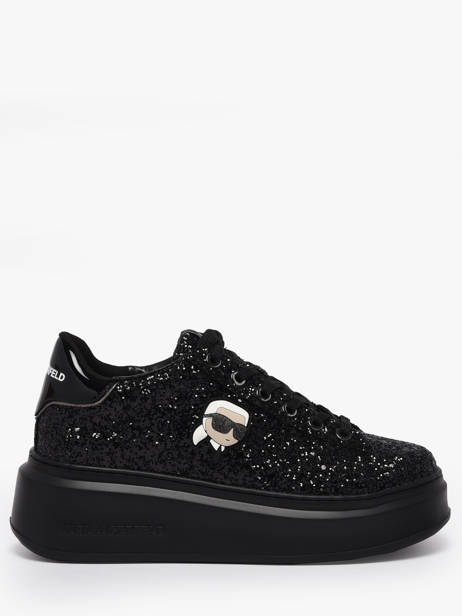 Sneakers En Cuir Karl lagerfeld Noir women KL63531N