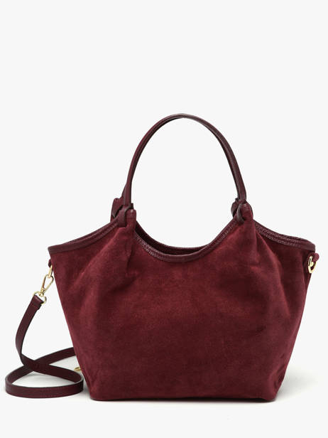 Sac Porté épaule Velvet Caviar Cuir Milano Rouge velvet caviar VC241111
