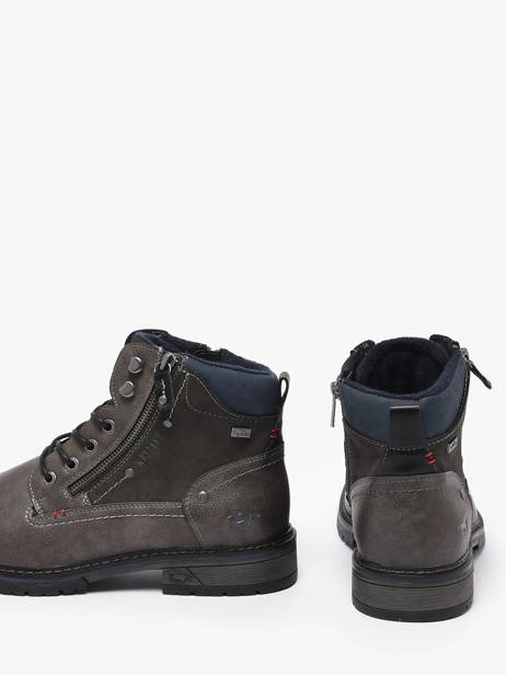 Bottines Mustang Gris men M0031006 vue secondaire 2