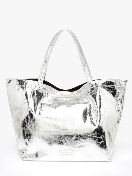Sac Cabas Rsg Métallisé Karl lagerfeld Argent rsg A4W50054 vue secondaire 4