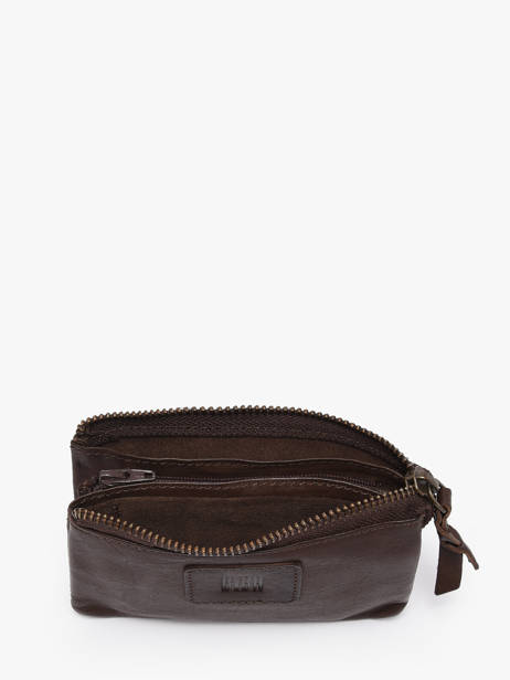 Porte-monnaie Cuir Biba Marron heritage BT35 vue secondaire 1