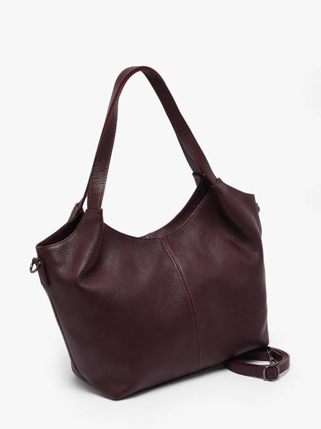 Sac Porté épaule Caviar Cuir Milano Rouge caviar CA25061 vue secondaire 2